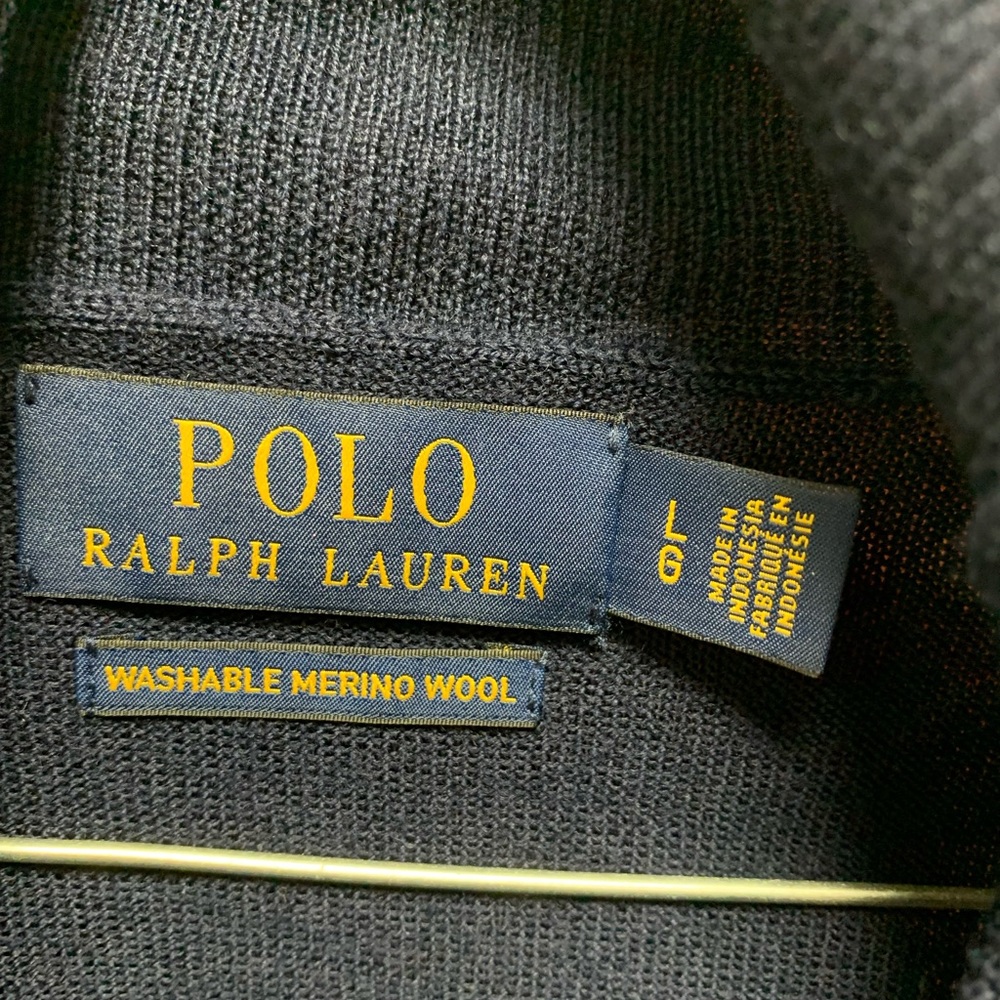 Polo Ralph Lauren blue turtleneck Large - Picture 8 of 9